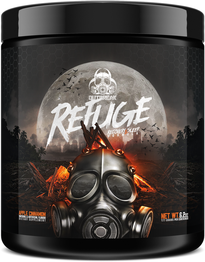 Recovery & Sleep Formula - Outbreak Nutrition Refuge (1024x1002), Png Download