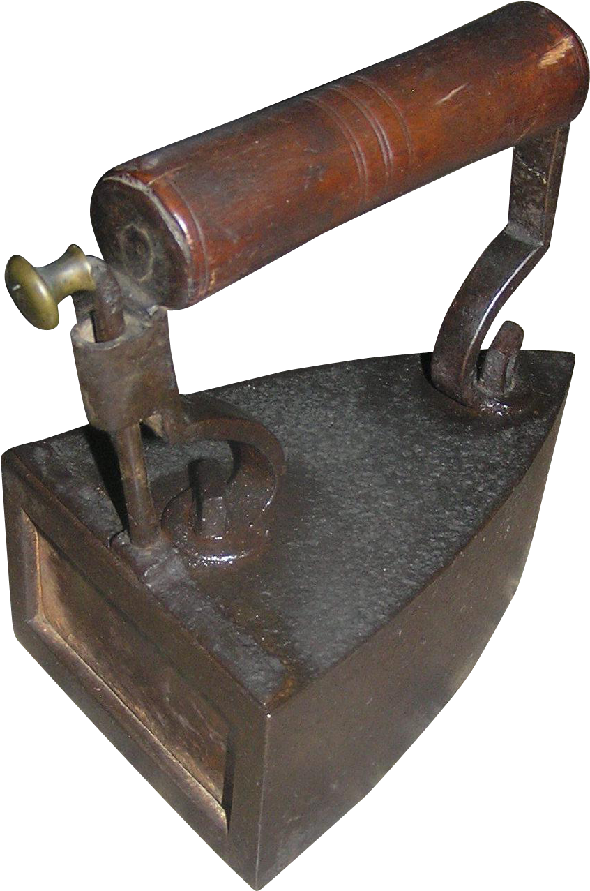 Iron, Child's Sad Or Box Flat Iron From The Late 18th - Flat Iron Sewing Tools (1276x1276), Png Download