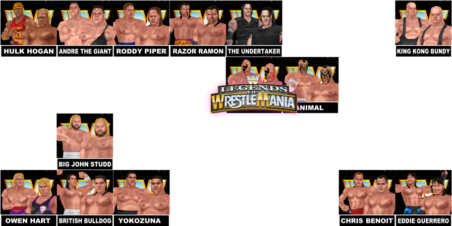 Roster Zps4d495db1 ] - Wwe Legends Of Wrestlemania (1024x455), Png Download