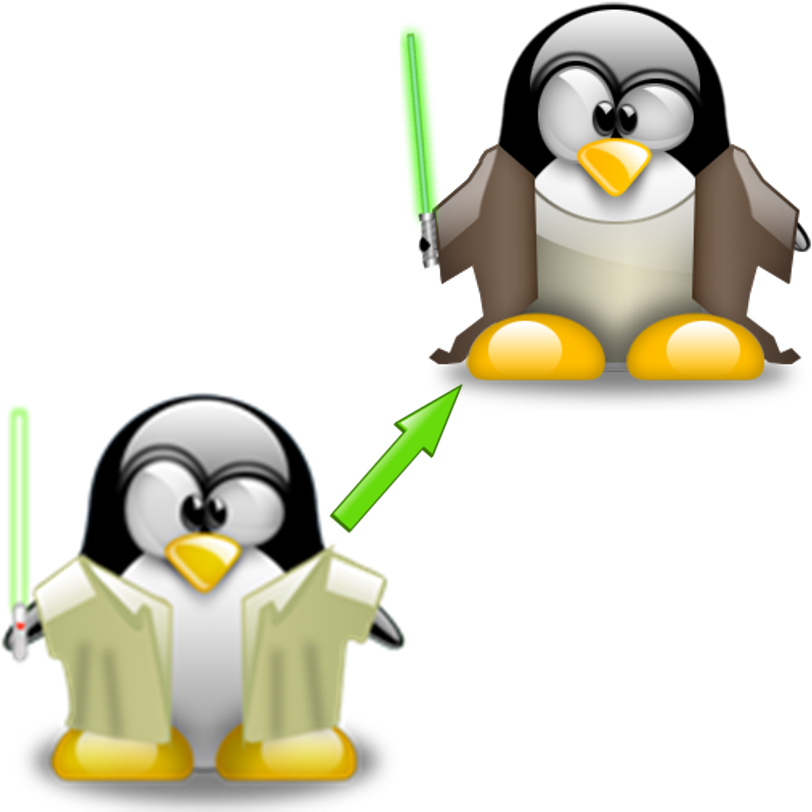 Linux For Jedi - Tux (829x829), Png Download