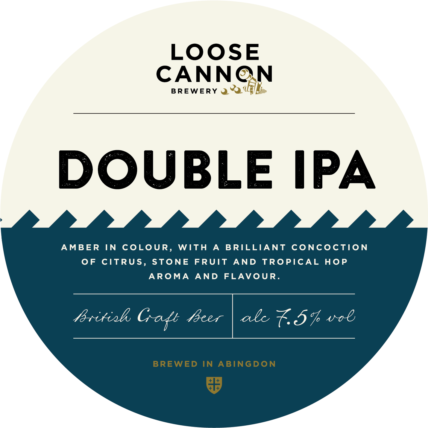 British Craft Beer Double Ipa Abingdon Bridge - Circle (1550x1534), Png Download
