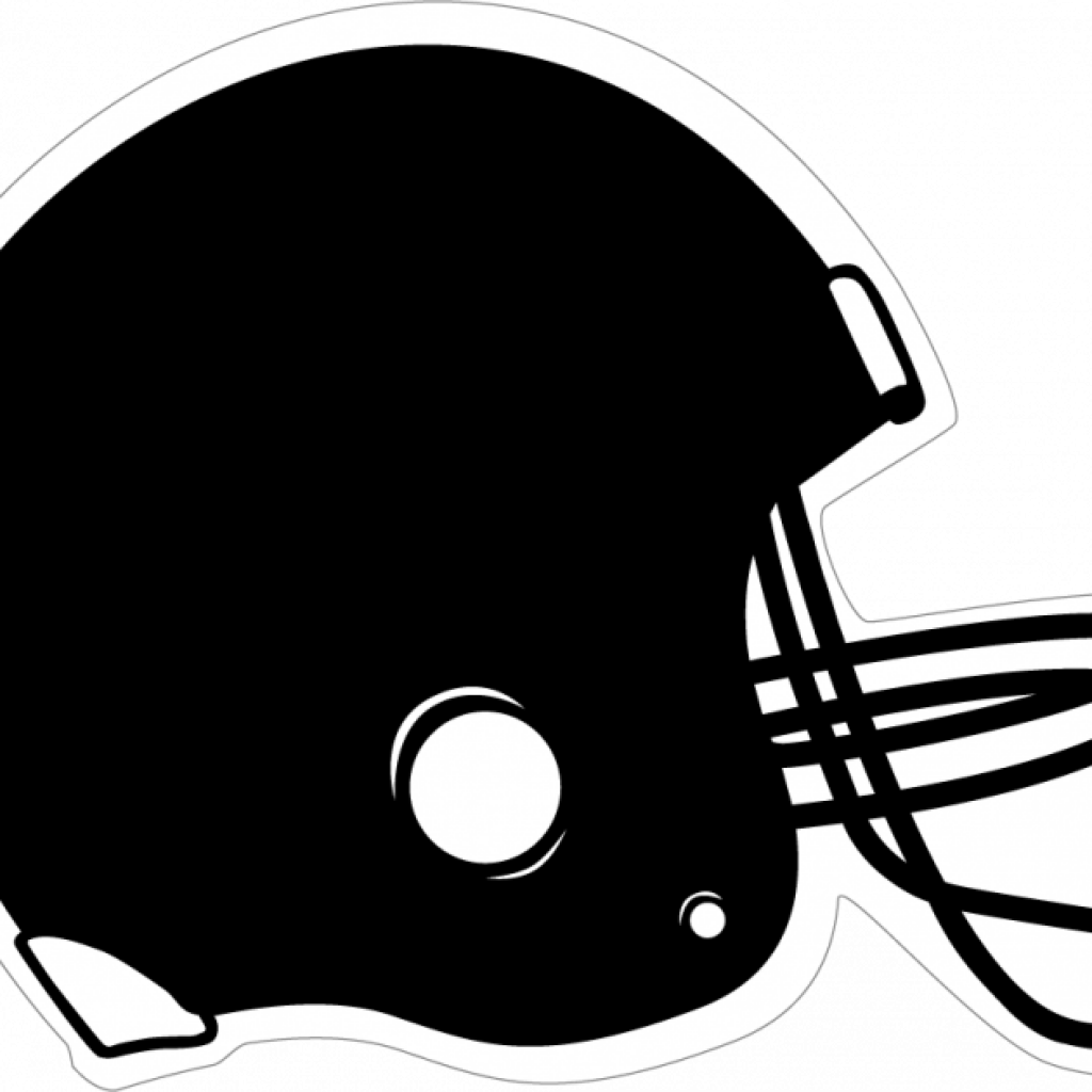 Football Helmet Clipart Black Football Helmet Clipart - Clip Art Football Helmet Printable (1024x1024), Png Download
