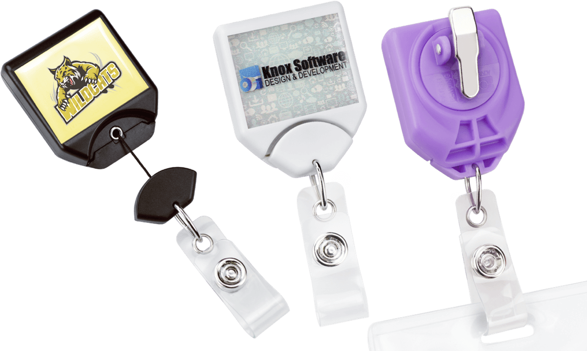 Custom Twist Free B Reel® Badge Reel With Swivel Snap - Badge (1200x720), Png Download