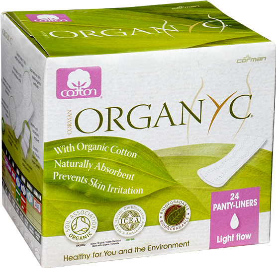 24ct Light Panty Liners - Cotton Inc (600x600), Png Download