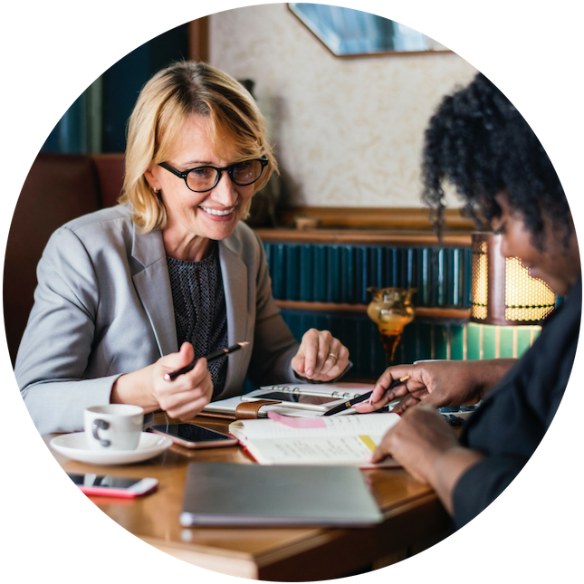 Untitled Design - Tutor Student Meeting (800x800), Png Download