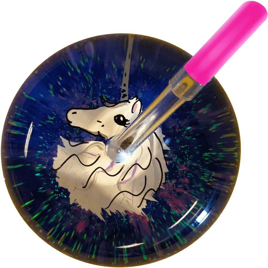 Single Stethoscope - Unicorn Head - Single Stethoscope - Circle (900x900), Png Download