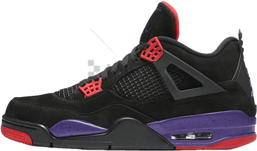 Free Png Air Jordan 4 Raptors Png Image With Transparent - Air Jordan 4 Raptors (851x501), Png Download