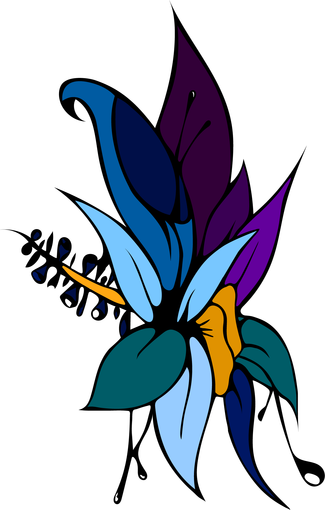 Illustrative To Graphic Design Of Flowers - Illustration (1836x2376), Png Download