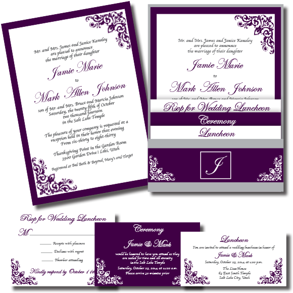 Wedding Invitation (580x580), Png Download