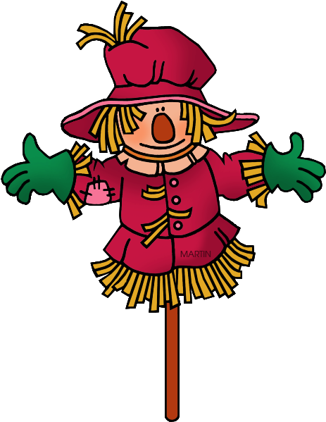 Scarecrow - Red Scarecrow Clipart (485x648), Png Download
