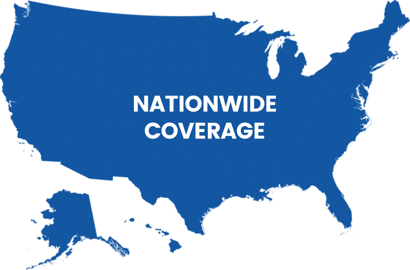 Nationwide Coverage Map - 2018 House Election By County (1308x862), Png Download