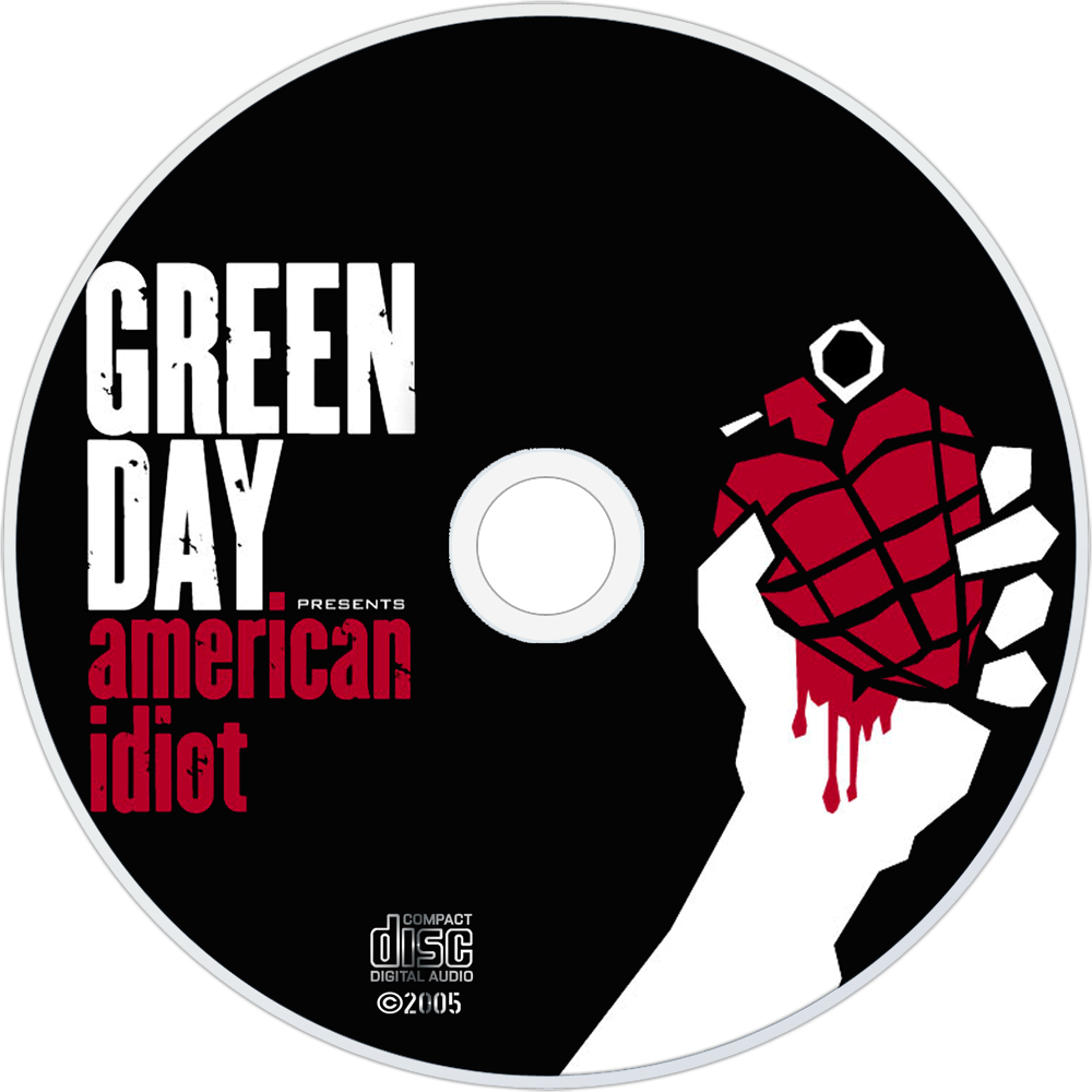 Cdart Artwork - Green Day American Idiot Cd (1000x1000), Png Download