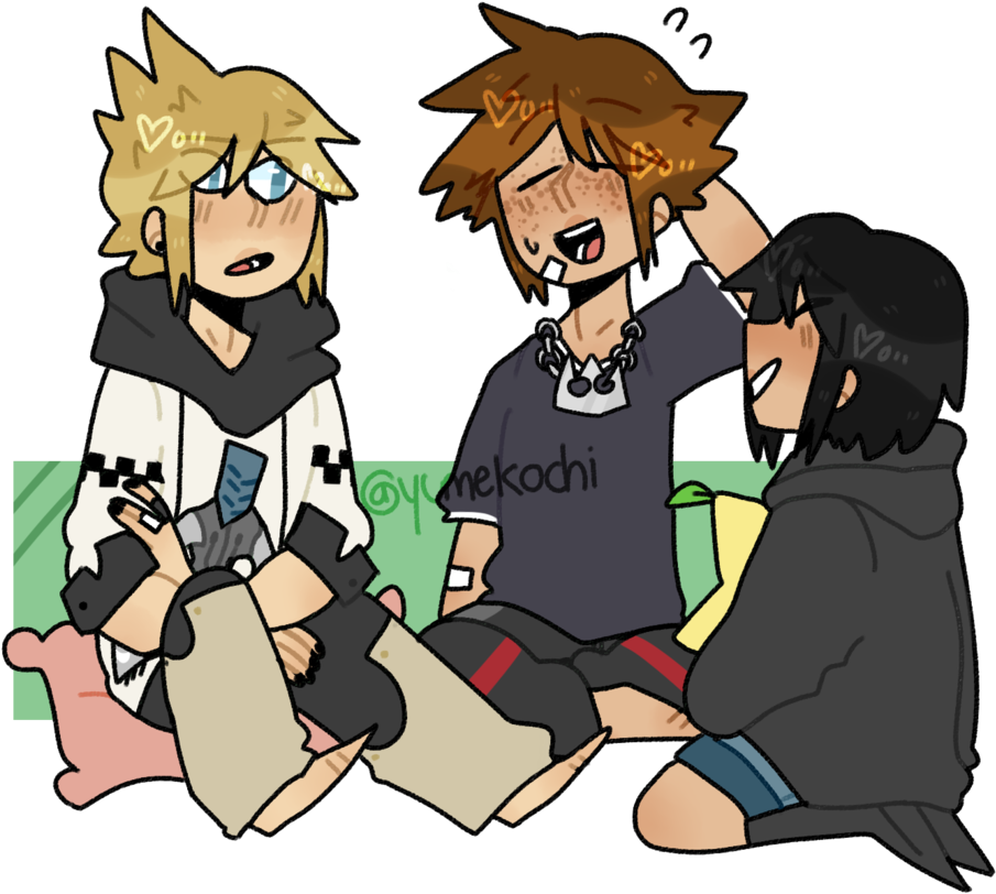 “ ““brothers And Sister, Together As Friends, Ready - Sora Xion Siblings (1280x1201), Png Download