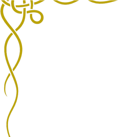 Decorative Line Gold Clipart Png - Background Border Design Png (640x480), Png Download