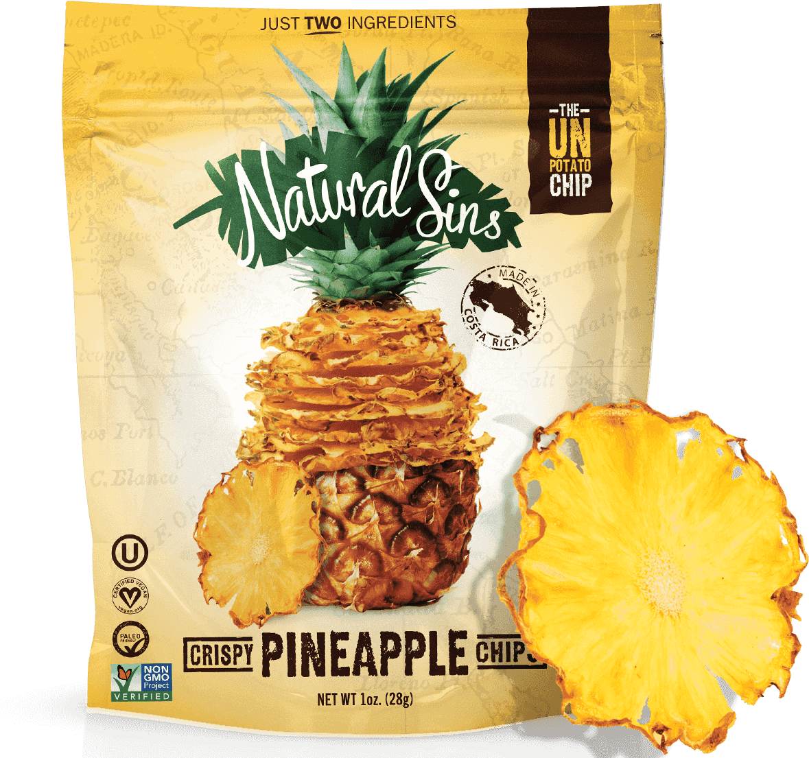 Comments - Natural Sins Pineapple Chips (1182x1112), Png Download