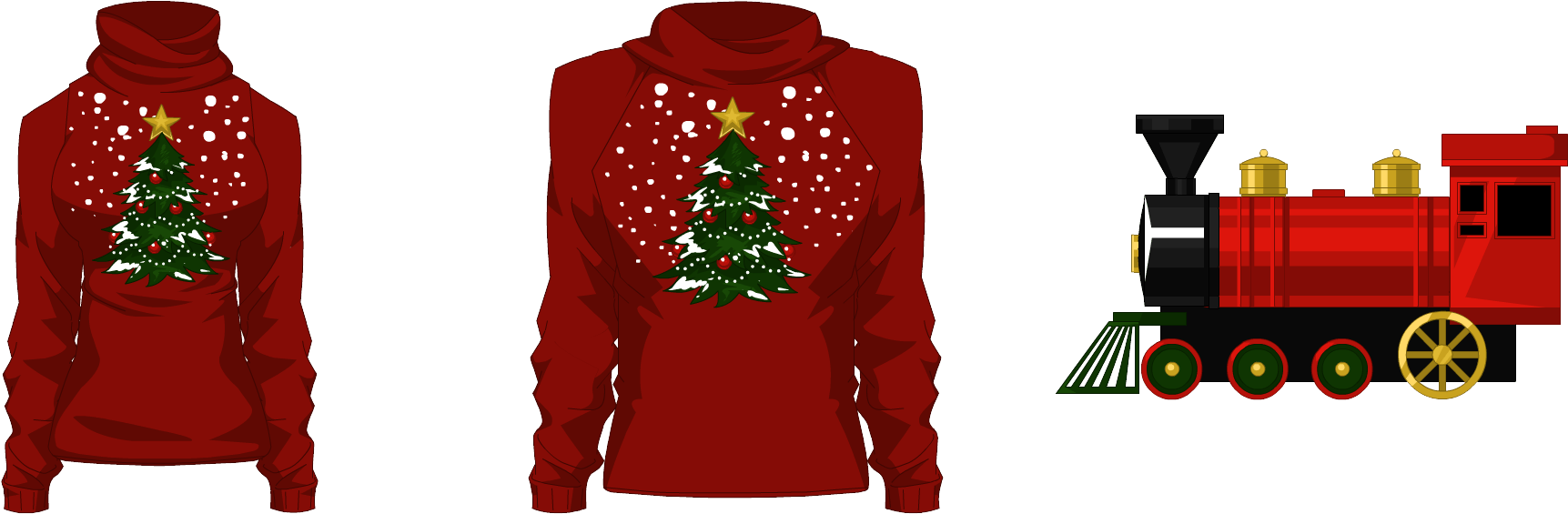 Festive Tree Jacket , Festive Tree Jacket (m), Toy - Hoodie (1899x633), Png Download