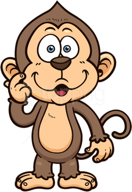 Free Png Download Monkey Cartoon Clipart Png Photo - Monkey Clipart Transparent Background (481x642), Png Download