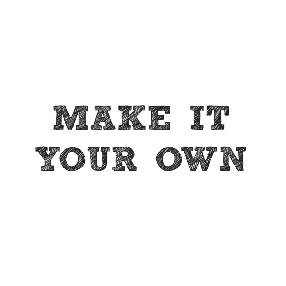 Make It Your Own Web Icon - Calligraphy (1000x1000), Png Download