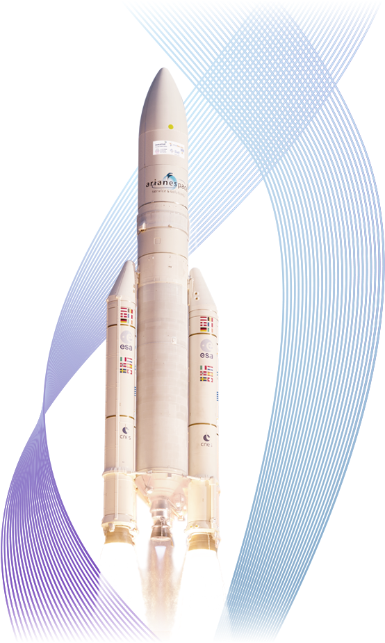 European Aviation Network Launch - Rocket (590x925), Png Download