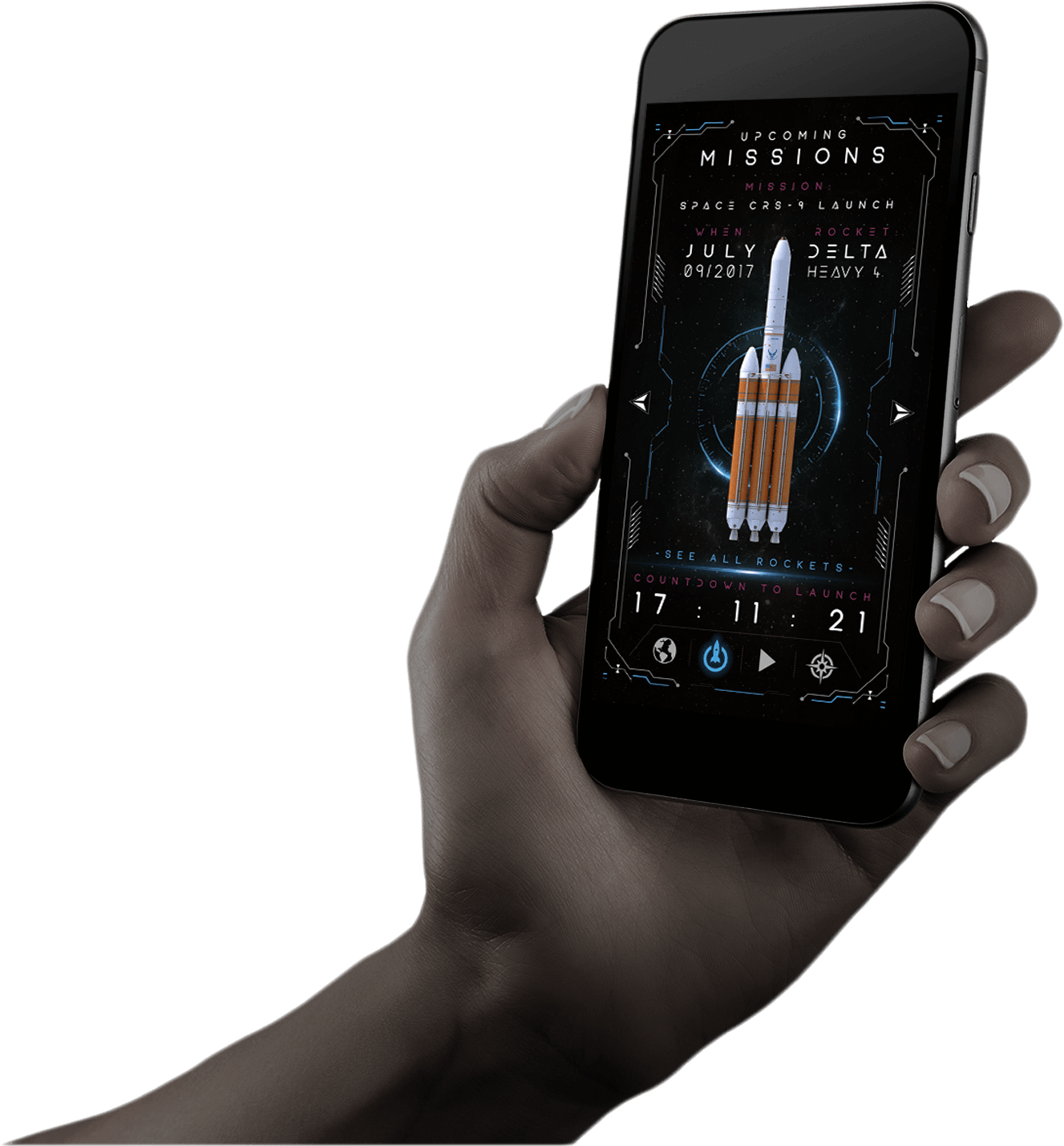 Rocket Shed - Smartphone (1327x1428), Png Download