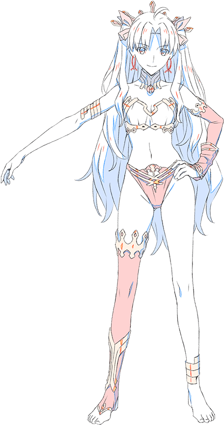 Ishtar Character Lineart Https - Fate/grand Order (700x960), Png Download