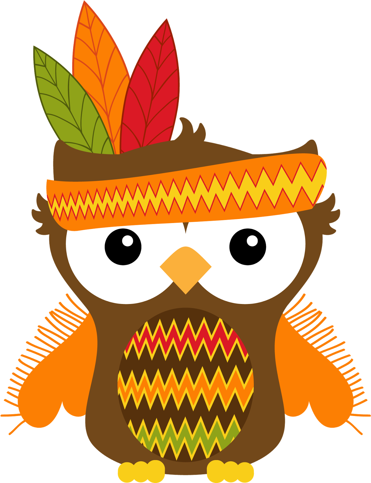 Owl Turkey Clipart - Owl November Clip Art (1197x1557), Png Download