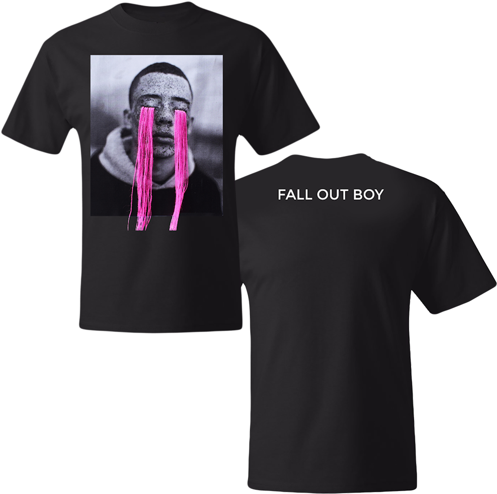 100% Cotton Screen Print With Pink Yarn Coming From - Lake Effect Kid T Shirt (1000x1000), Png Download