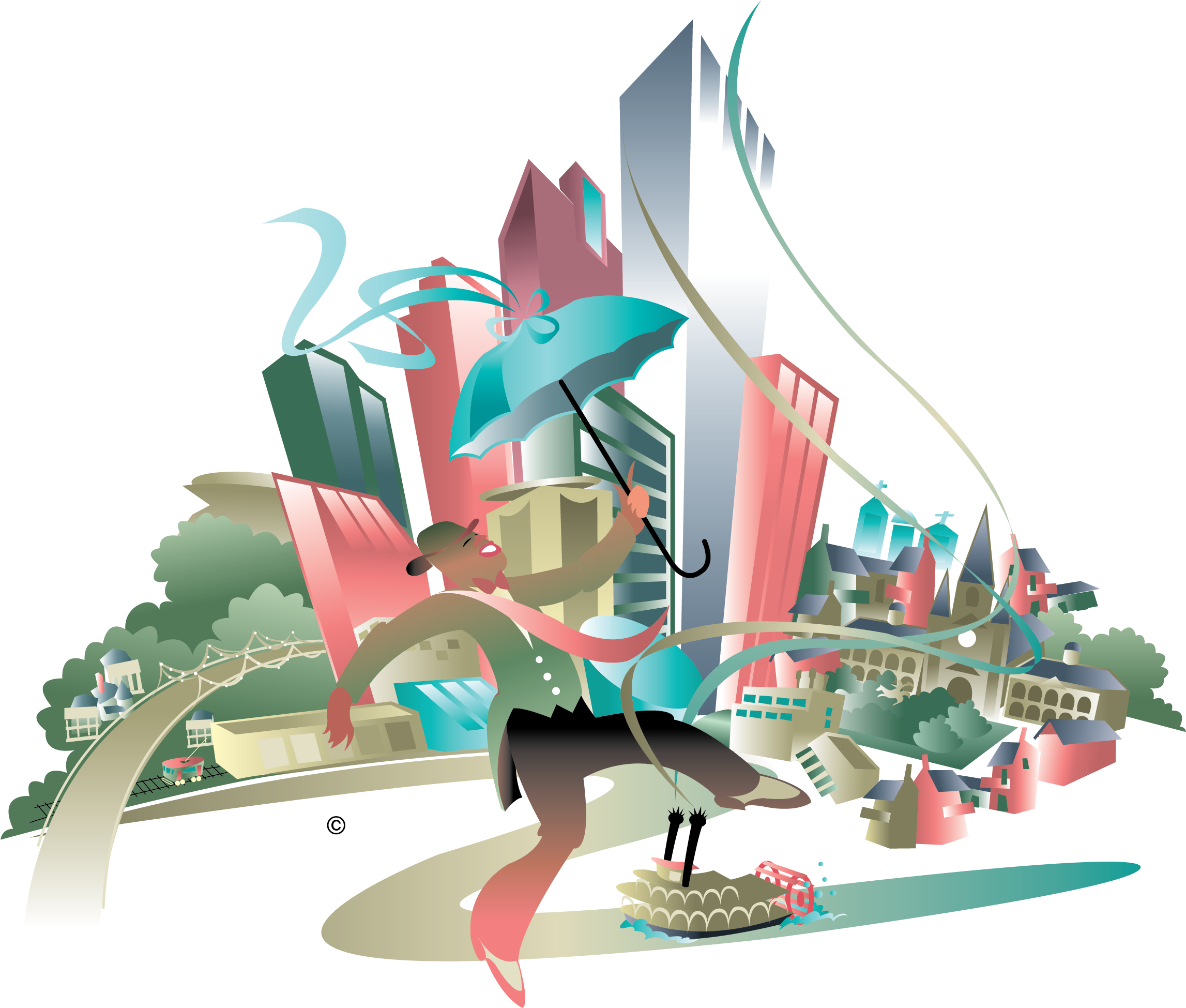 Grey - Illustration (2550x3300), Png Download