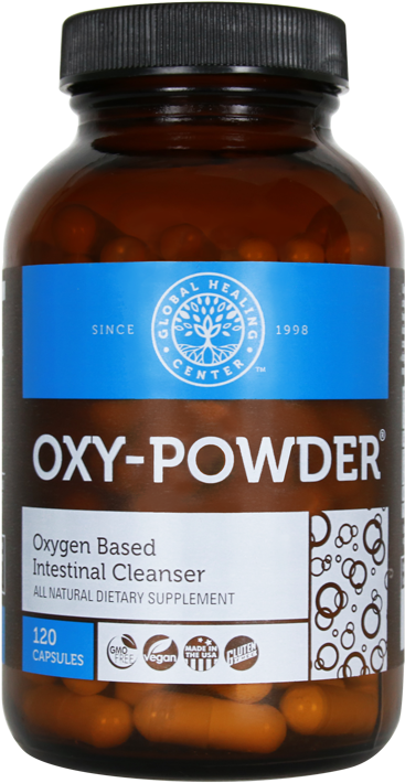 Global Healing Center Oxy-powder Safe And Natural Colon - Oxy Powder (750x750), Png Download