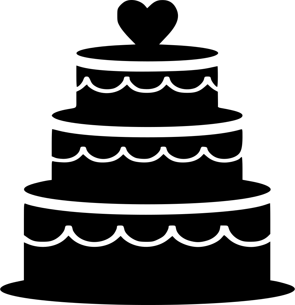 Pastry Clipart Biscuit - Wedding Cake Icon Png (950x980), Png Download