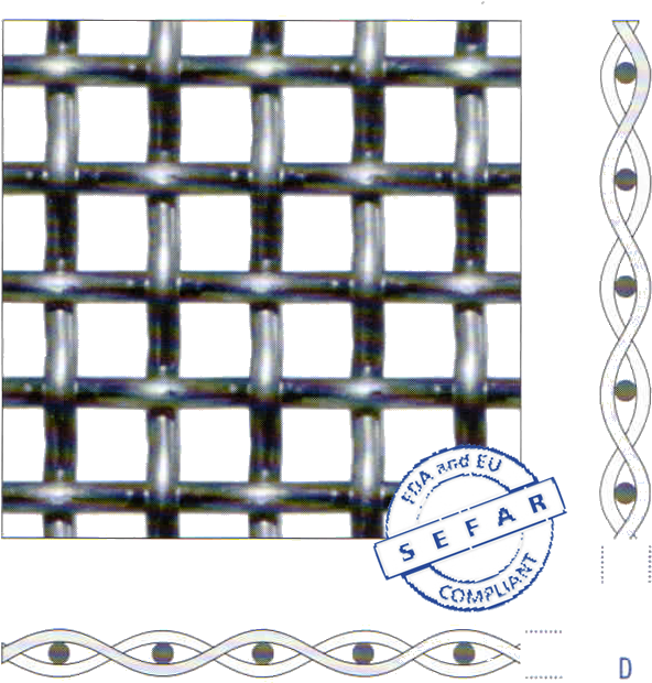 New Range Of Fda Approved Stainless Steel Bolting Cloth - Woven Stainless Steel Wire Mesh Adelaide (640x640), Png Download