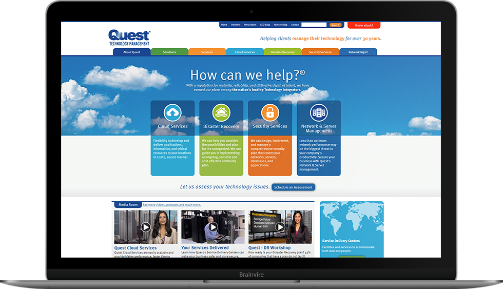 Quest1 - Quest Technology Management (980x563), Png Download