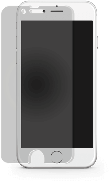 Screen Protector With Anti-glare Effect For Apple Iphone - Pellicola Silicone (600x642), Png Download