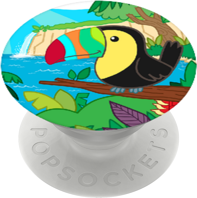 Rainforest Love, Popsockets - Circle (989x1000), Png Download