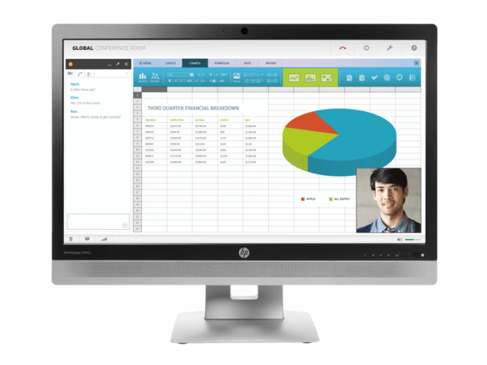 Hp Elitedisplay E240c - Hp Elitedisplay E237 (700x700), Png Download