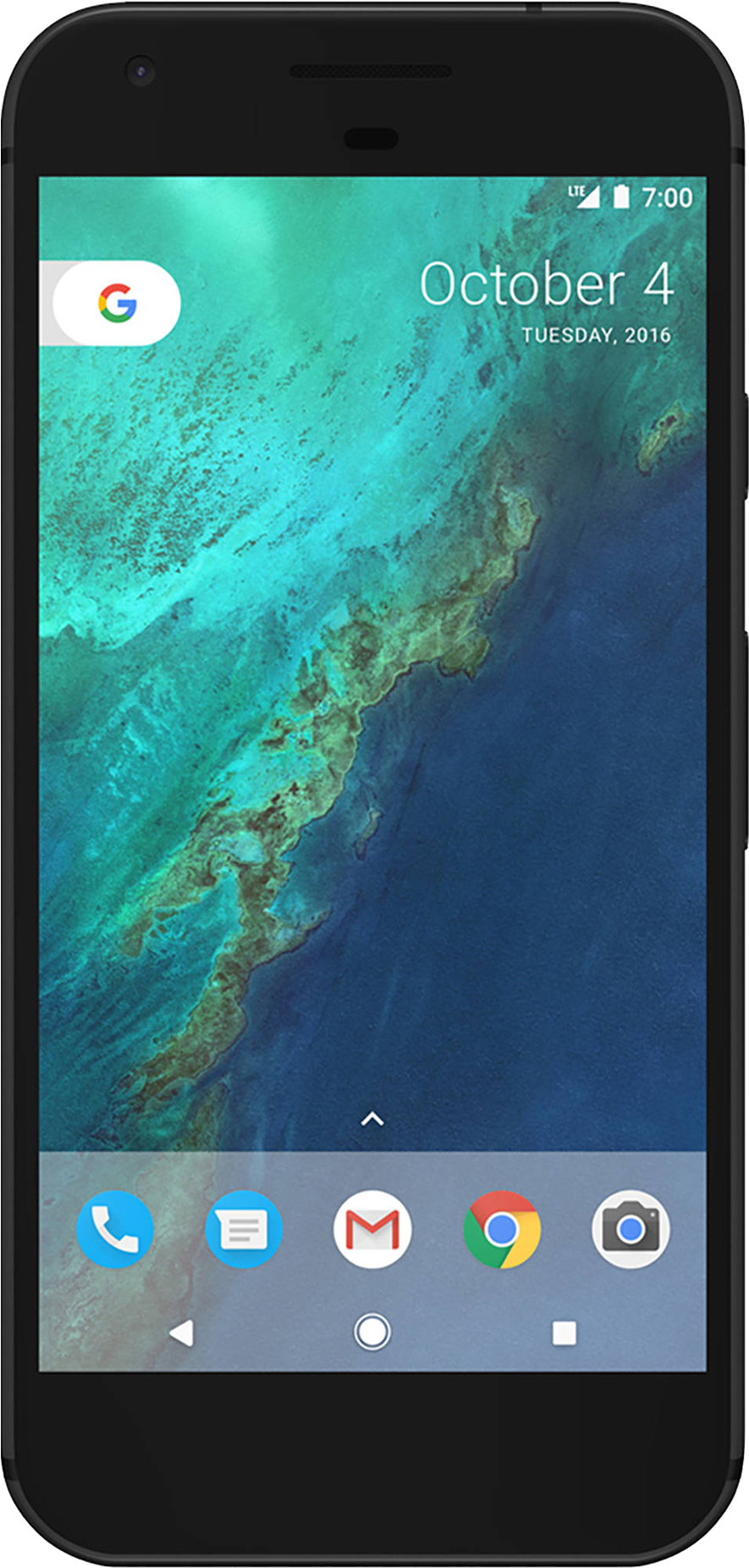 Google Pixel - Google Pixel Quite Black (951x1909), Png Download