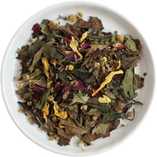 Wild Flower, Organic White Tea, Organic Chamomile, - Spring Greens (600x600), Png Download