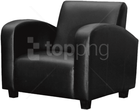Free Png Download Armchair Png Images Background Png - Black Armchair Png (850x419), Png Download