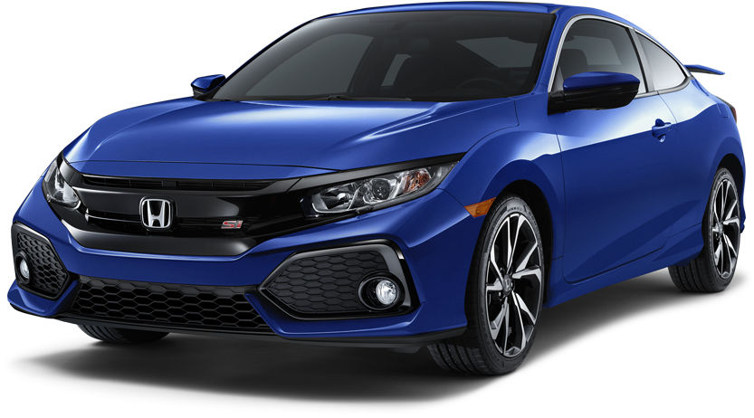 2017 Honda Civic Si Coupe Front Angle - Honda Civic Si Coupe 2018 Png (1800x500), Png Download