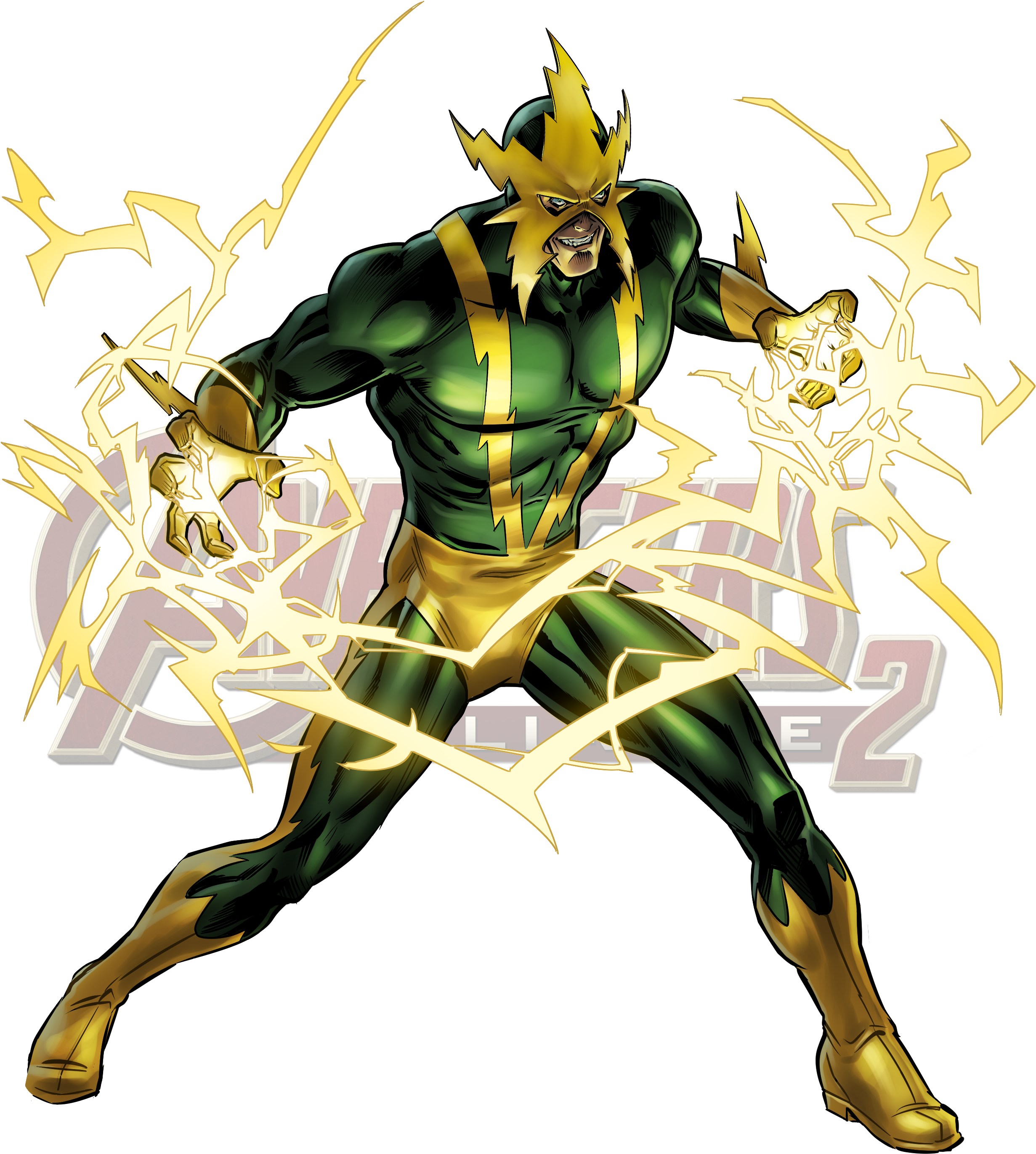 Freeuse Library Electro Avengers Alliance Superheroes - Electro From Spider Man (2550x3300), Png Download