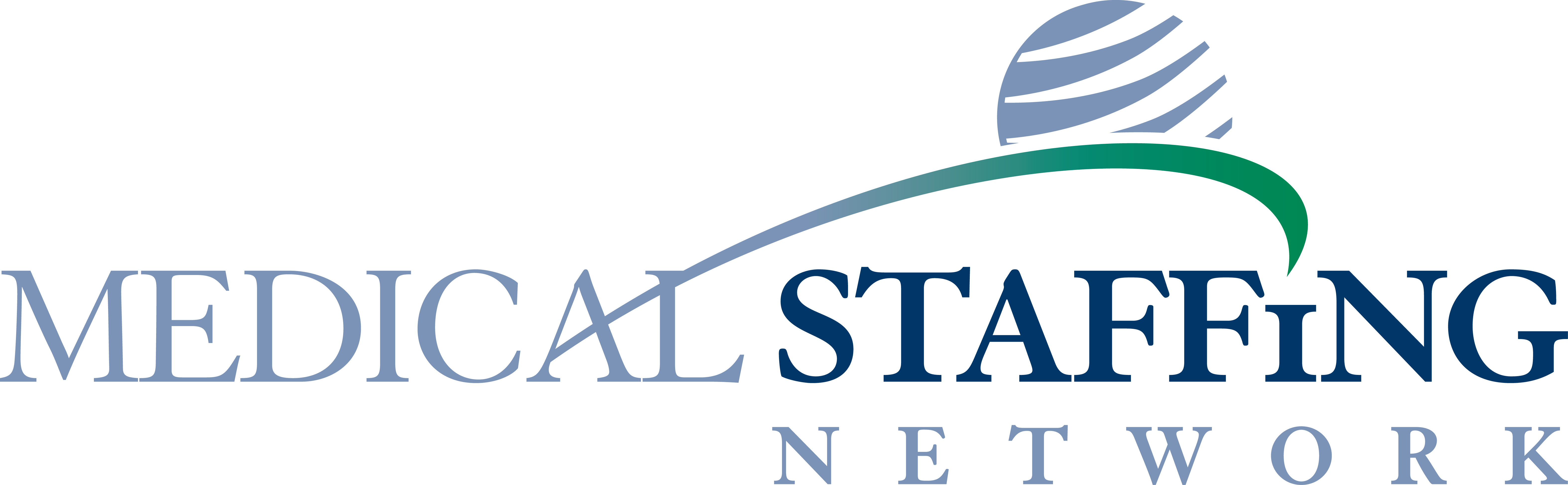 Medical Staffing Network - Medical Staffing Network Logo (6296x1947), Png Download