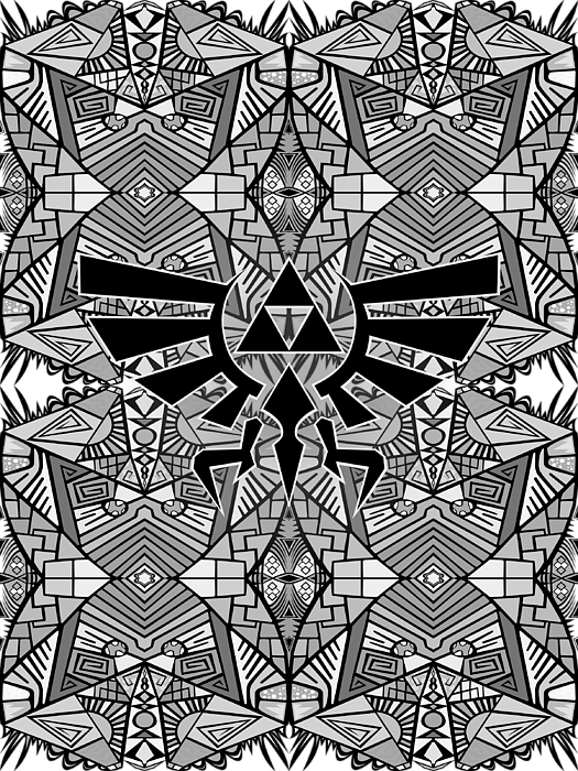 Bleed Area May Not Be Visible - Legend Of Zelda (525x700), Png Download