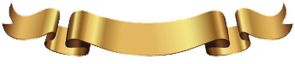 #cinta Dorada - Pita Vector (1024x268), Png Download