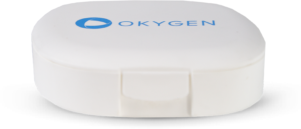Okygen Pillbox - Plastic (1000x1000), Png Download