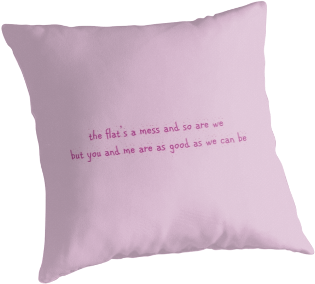 The Flat's A Mess- Dodie Clark - Throw Pillow (875x875), Png Download