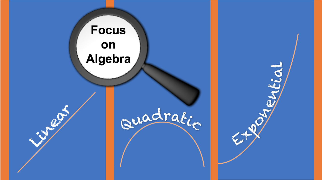 Focus On Algebra - Label (1335x1296), Png Download