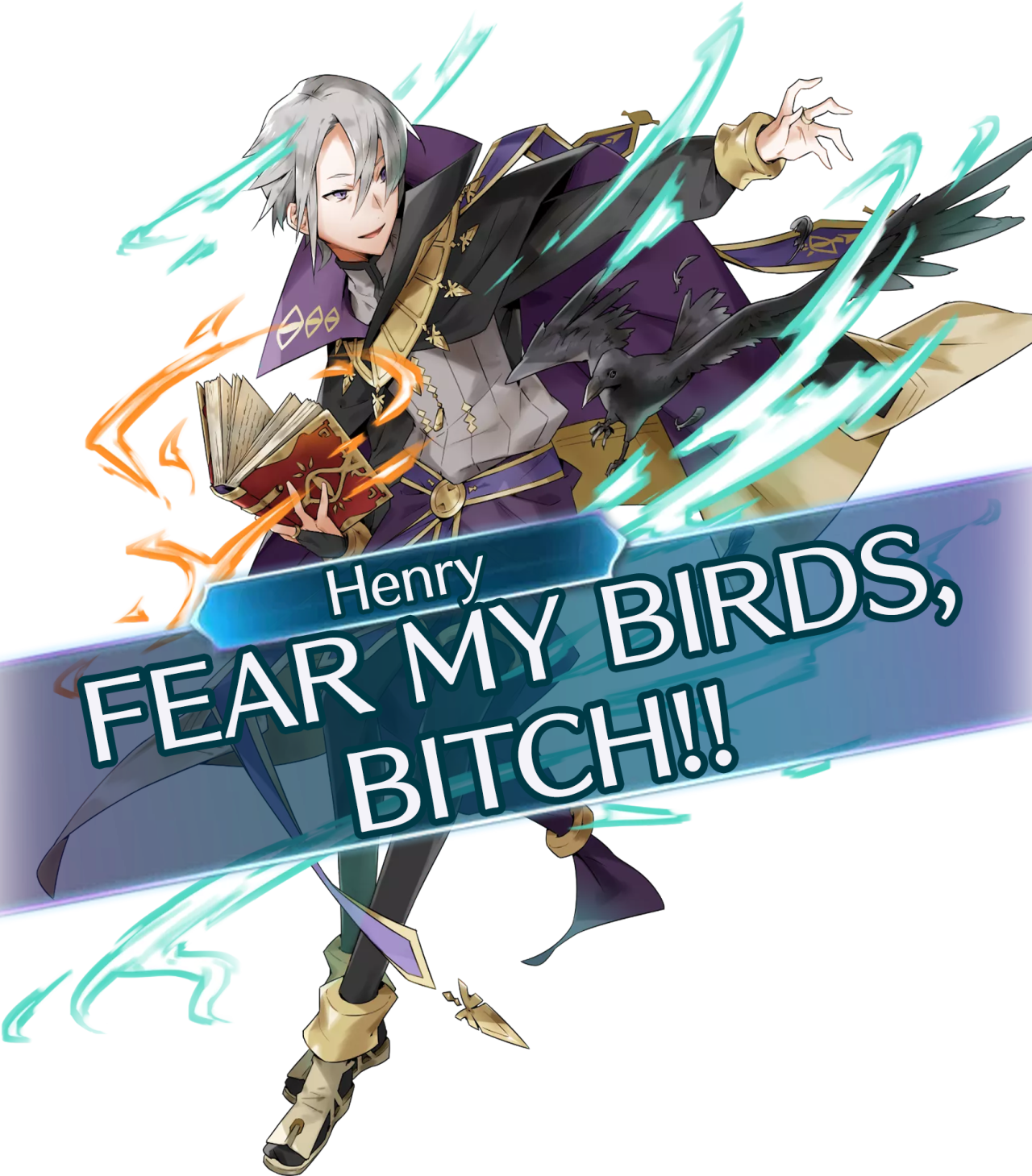 Image Image - Fire Emblem Henry Eyes (1280x1459), Png Download