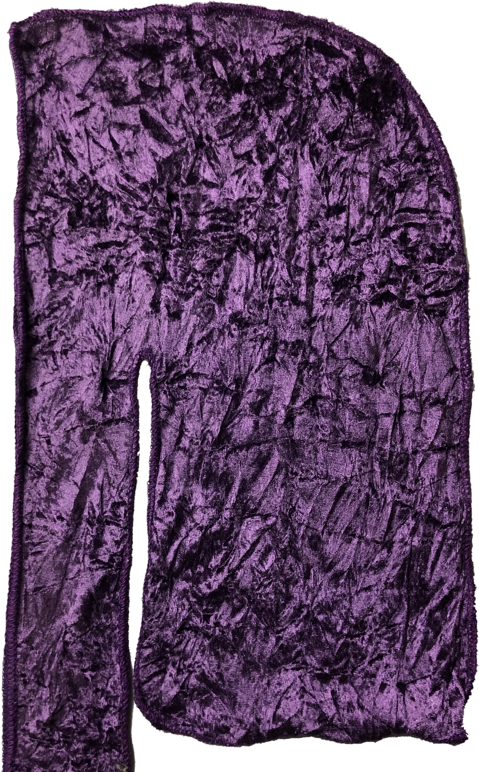 Purple Textured Velvet Durag - Illustration (2550x2550), Png Download