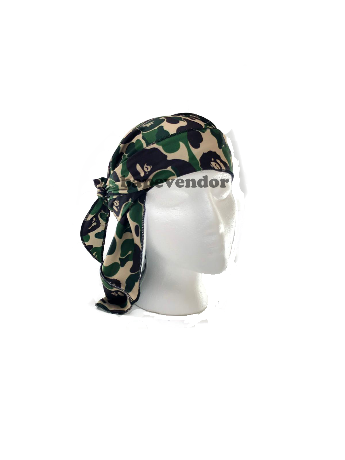 Green Camo Durag - Lucha Libre (1200x1600), Png Download