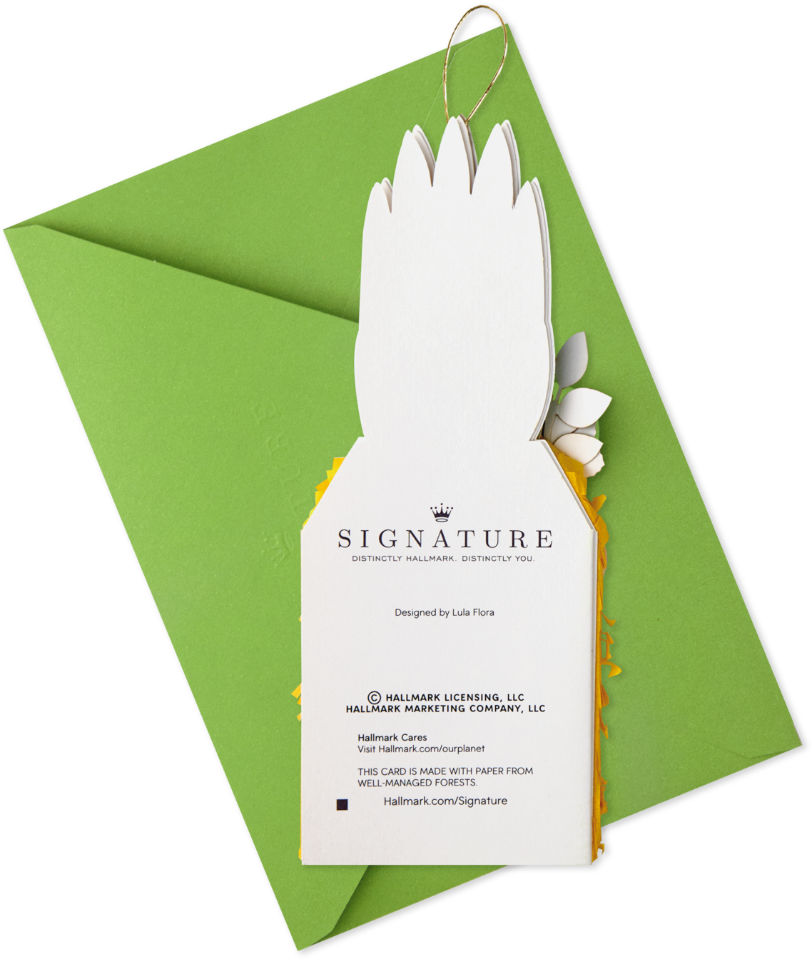 Pineapple Piñata Birthday Card - Construction Paper (1470x1470), Png Download